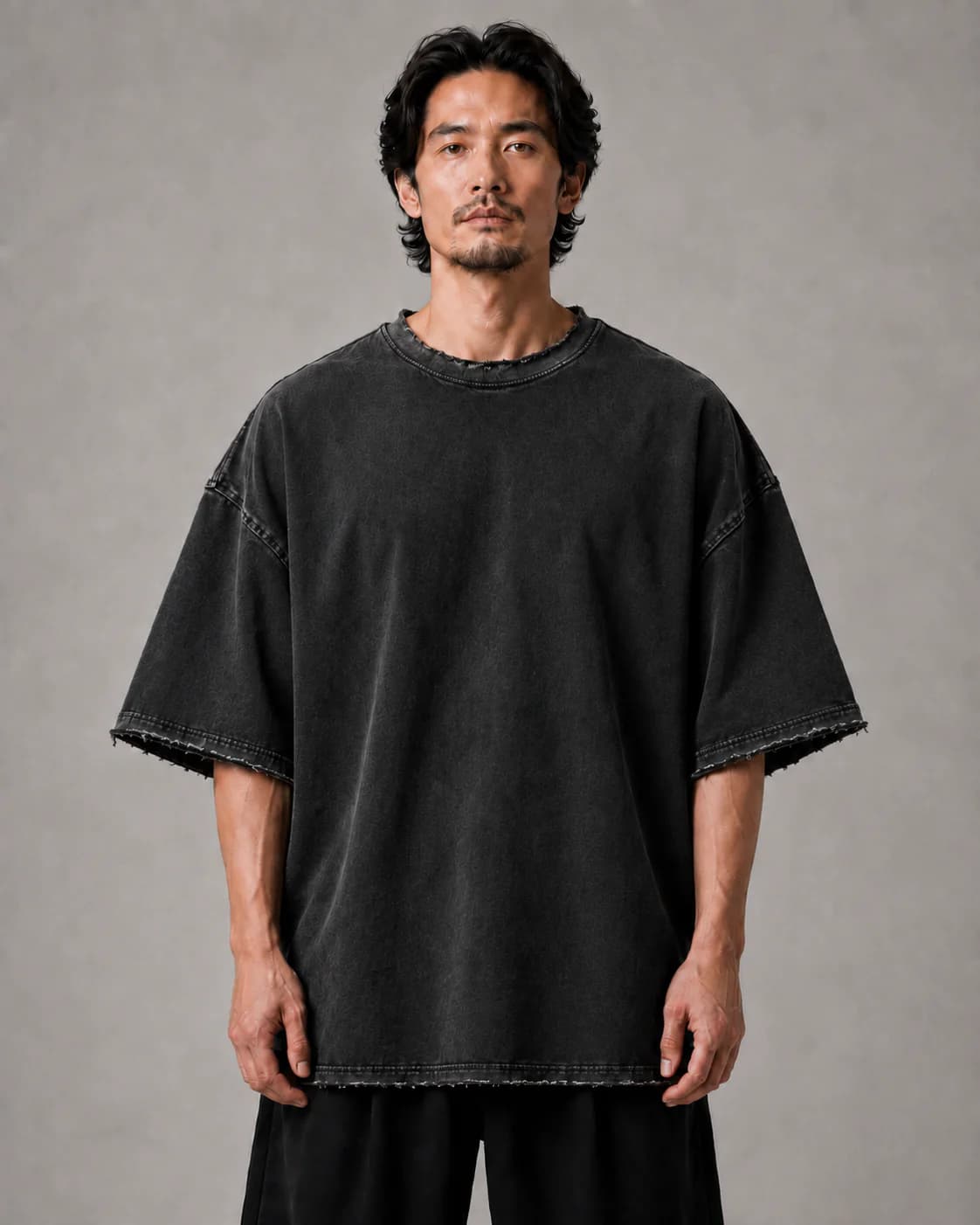 Custom heavyweight T-shirt development for streetwear brands